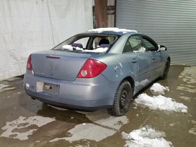 1G2ZF58B074120574 - 2007 PONTIAC G6 VALUE L GRAY photo 4