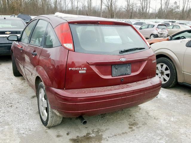 1FAFP37N16W169531 - 2006 FORD FOCUS ZX5 RED photo 3