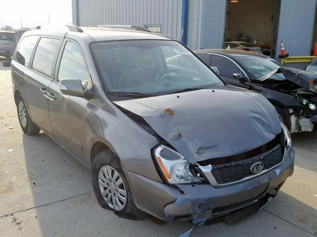 KNDMG4C78C6439221 - 2012 KIA SEDONA LX GRAY photo 1