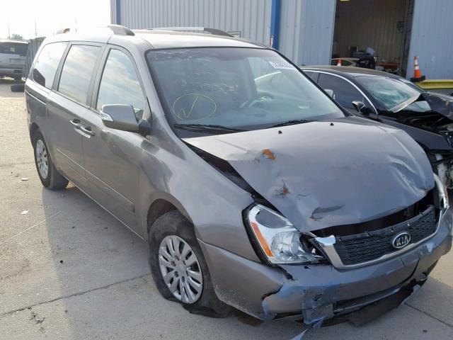 KNDMG4C78C6439221 - 2012 KIA SEDONA LX GRAY photo 9