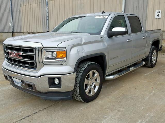 3GTU2VEC7EG201716 - 2014 GMC SIERRA K15 SILVER photo 2