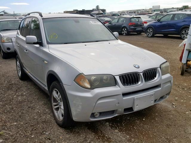 WBXPA93426WD29891 - 2006 BMW X3 3.0I SILVER photo 1