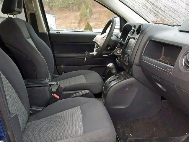 1J4FF47B89D113332 - 2009 JEEP COMPASS SP ლურჯი ფოტო 5