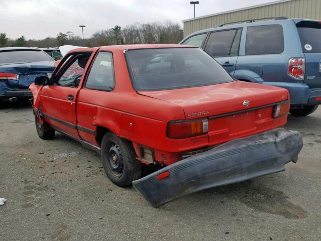 1N4EB32A2PC756256 - 1993 NISSAN SENTRA E RED photo 3