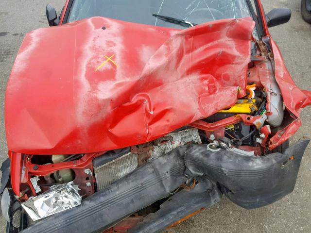 1N4EB32A2PC756256 - 1993 NISSAN SENTRA E RED photo 7