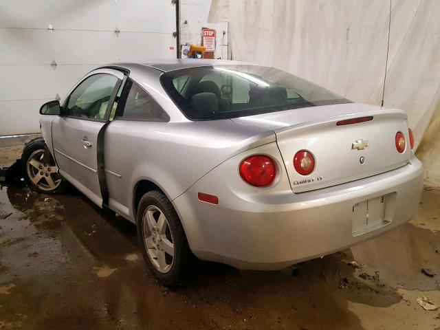 1G1AT18H397239504 - 2009 CHEVROLET COBALT LT SILVER photo 3