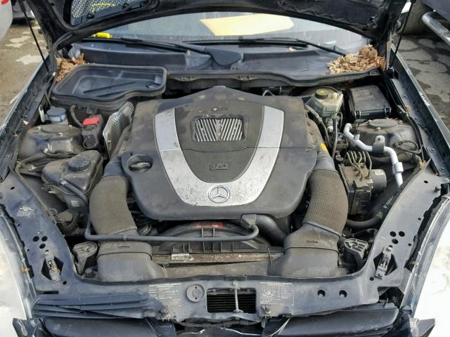 WDBWK54F36F092662 - 2006 MERCEDES-BENZ SLK 280 BLACK photo 7