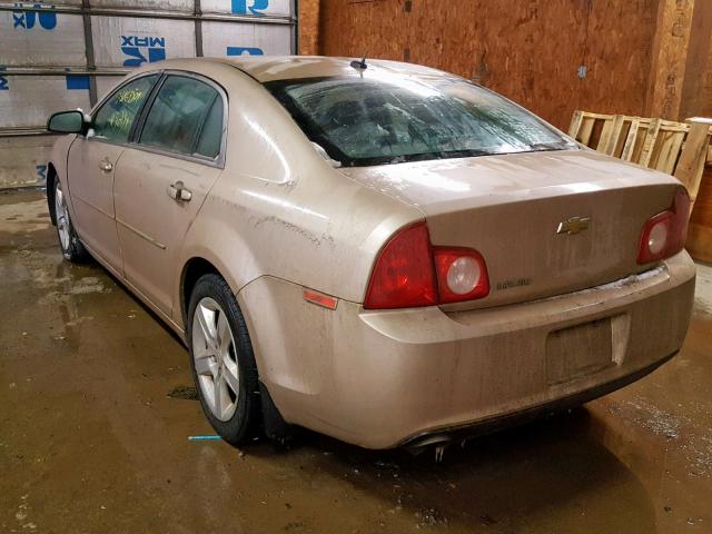 1G1ZB5E08CF301424 - 2012 CHEVROLET MALIBU LS BEIGE photo 3
