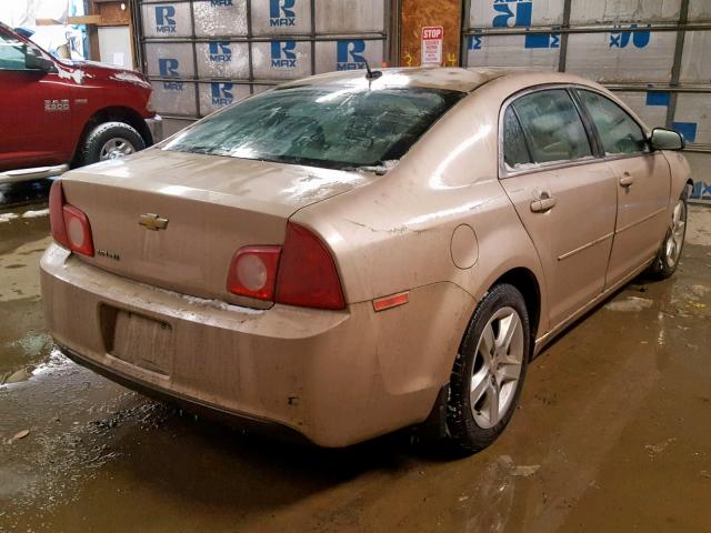 1G1ZB5E08CF301424 - 2012 CHEVROLET MALIBU LS BEIGE photo 4