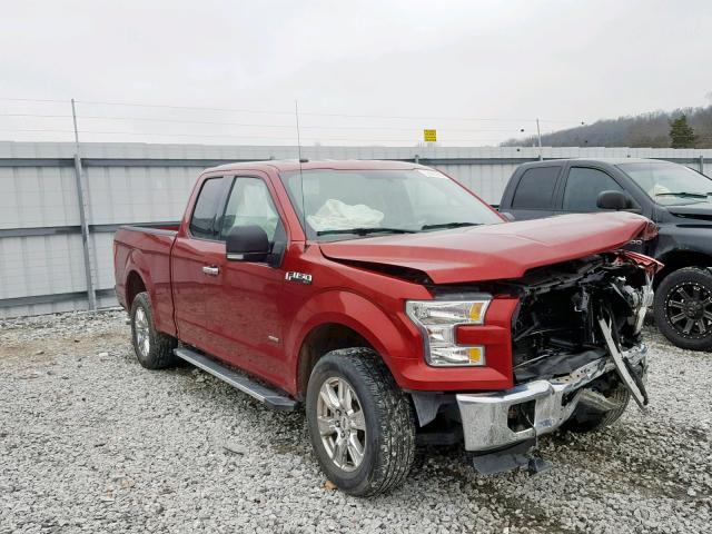 1FTEX1CPXGFC26781 - 2016 FORD F150 SUPER RED photo 1