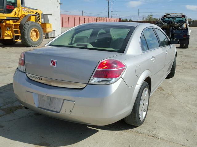 1G8ZS57N07F253238 - 2007 SATURN AURA XE SILVER photo 4