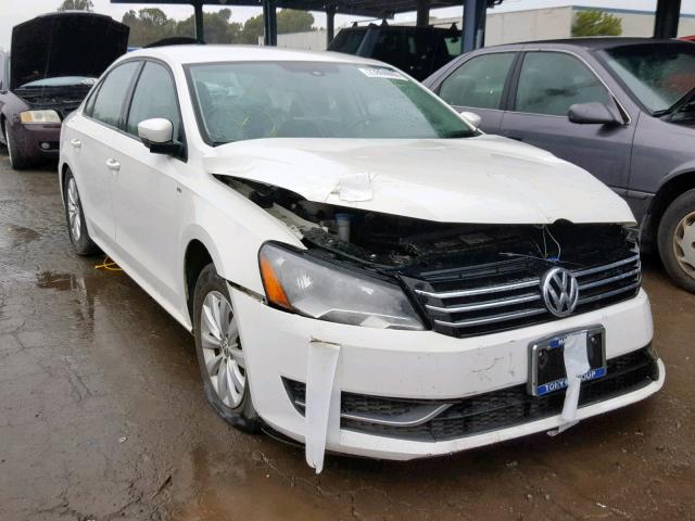 1VWAT7A39FC027733 - 2015 VOLKSWAGEN PASSAT S WHITE photo 1