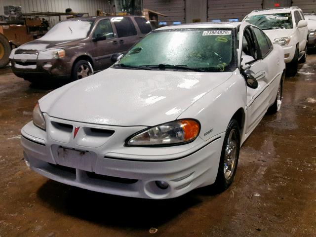 1G2NW52EX4C166402 - 2004 PONTIAC GRAND AM G WHITE photo 2