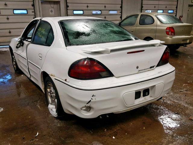 1G2NW52EX4C166402 - 2004 PONTIAC GRAND AM G WHITE photo 3