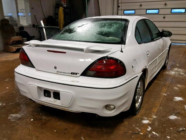 1G2NW52EX4C166402 - 2004 PONTIAC GRAND AM G WHITE photo 4