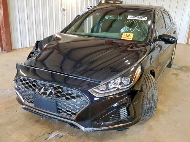 5NPE34AF1JH671687 - 2018 HYUNDAI SONATA SPO BLACK photo 2