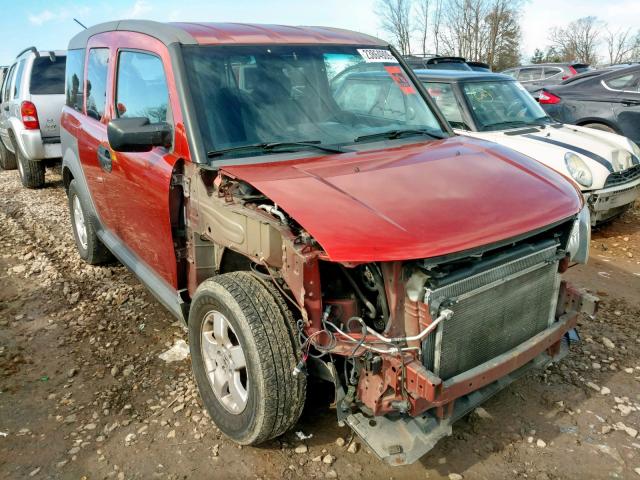 5J6YH28695L032381 - 2005 HONDA ELEMENT EX ORANGE photo 1