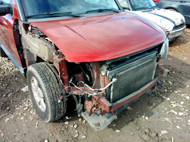 5J6YH28695L032381 - 2005 HONDA ELEMENT EX ORANGE photo 9