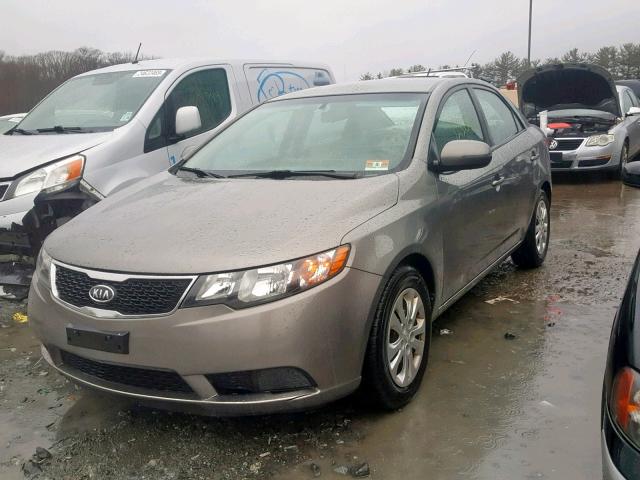 KNAFU4A21B5434078 - 2011 KIA FORTE EX GRAY photo 2