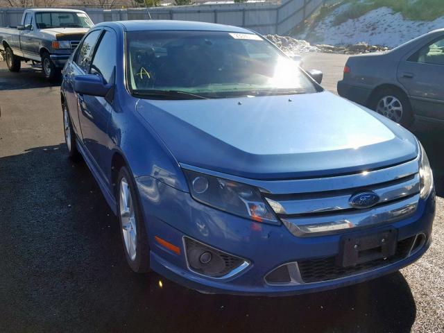 3FAHP0DC0AR255256 - 2010 FORD FUSION SPO BLUE photo 1