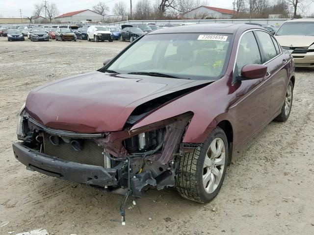 JHMCP26738C048612 - 2008 HONDA ACCORD EX 勃艮第红 照片 2