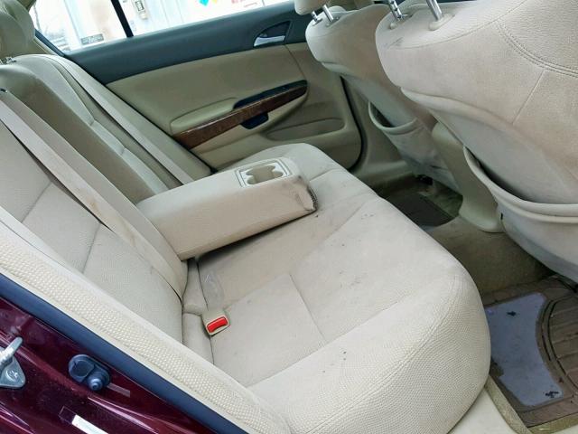 JHMCP26738C048612 - 2008 HONDA ACCORD EX 勃艮第红 照片 6