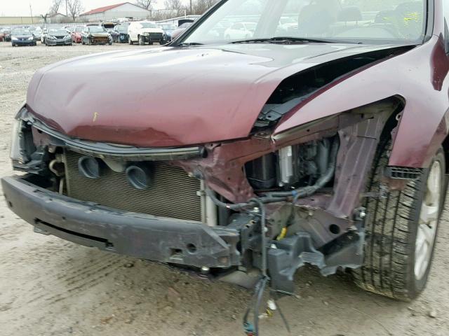 JHMCP26738C048612 - 2008 HONDA ACCORD EX 勃艮第红 照片 9