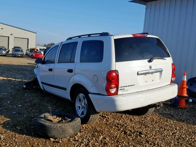 1D4HD48KX6F148430 - 2006 DODGE DURANGO SL WHITE photo 3