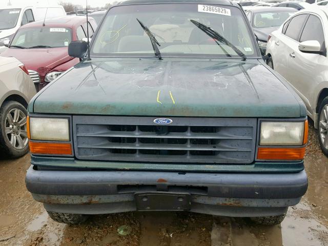 1FMCU24XXRUB42183 - 1994 FORD EXPLORER GREEN photo 7