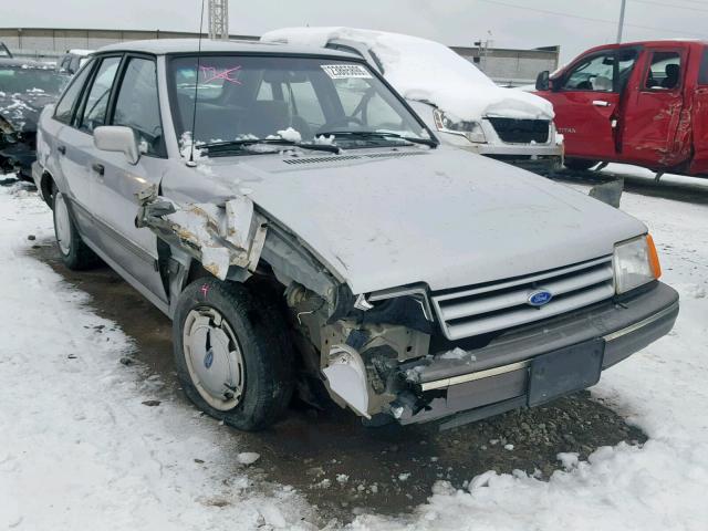 1FAPP9596KW266666 - 1989 FORD ESCORT LX SILVER photo 1