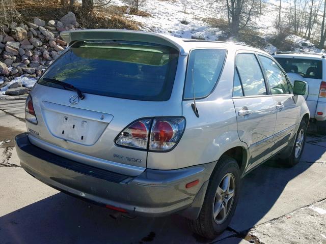 JTJGF10U530155280 - 2003 LEXUS RX 300 SILVER photo 4