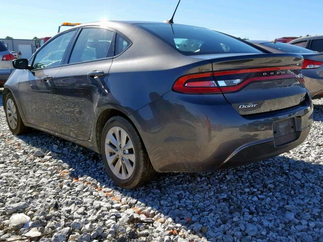 1C3CDFBB5ED771304 - 2014 DODGE DART SXT CHARCOAL photo 3