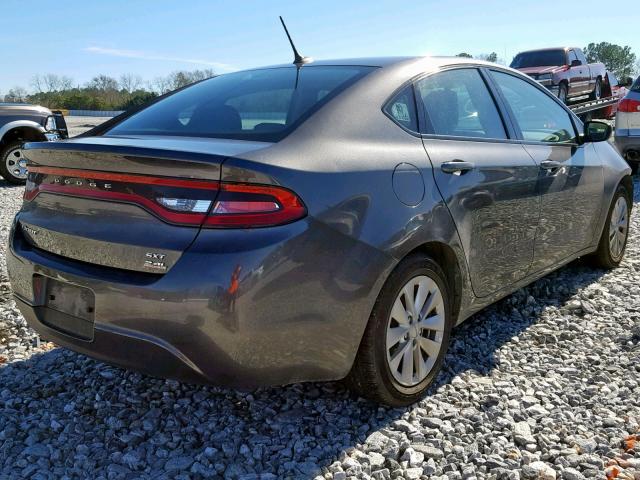 1C3CDFBB5ED771304 - 2014 DODGE DART SXT CHARCOAL photo 4