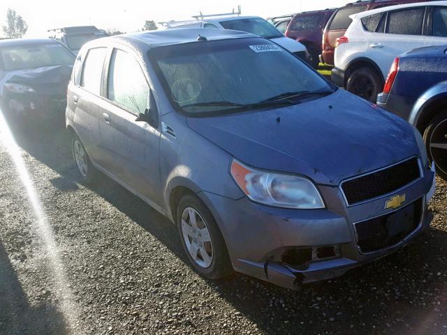 KL1TD6DE8AB131684 - 2010 CHEVROLET AVEO LS CHARCOAL photo 1