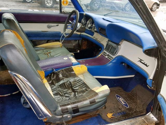 3Y83Z136835 - 1963 FORD T BIRD BLUE photo 5