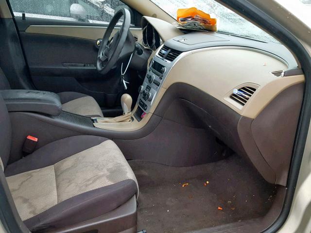 1G1ZB5EB0AF129078 - 2010 CHEVROLET MALIBU LS GOLD photo 5