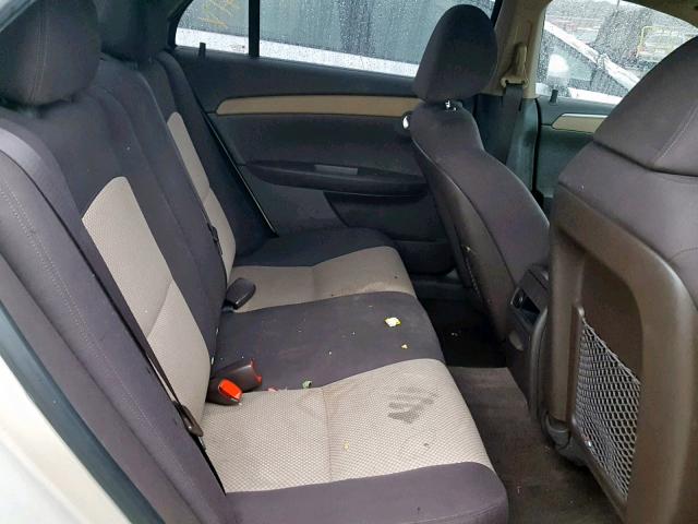 1G1ZB5EB0AF129078 - 2010 CHEVROLET MALIBU LS GOLD photo 6