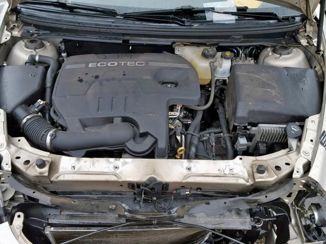 1G1ZB5EB0AF129078 - 2010 CHEVROLET MALIBU LS GOLD photo 7