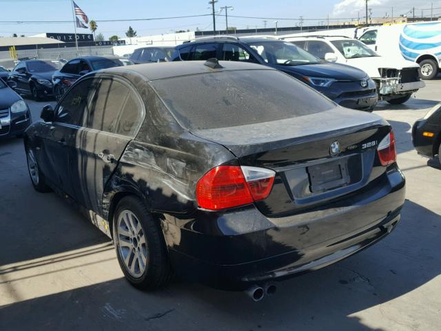 WBAVC53558F008487 - 2008 BMW 328 I SULE BLACK photo 3