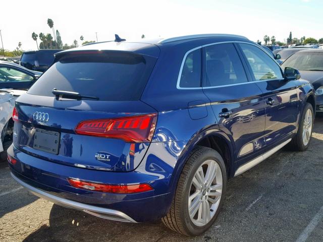 WA1CNAFY1J2047037 - 2018 AUDI Q5 PRESTIG BLUE photo 4