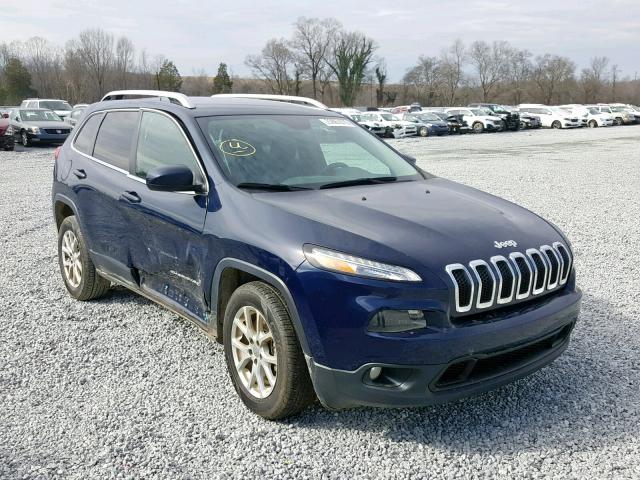 1C4PJLCS4GW190631 - 2016 JEEP CHEROKEE L BLUE photo 1