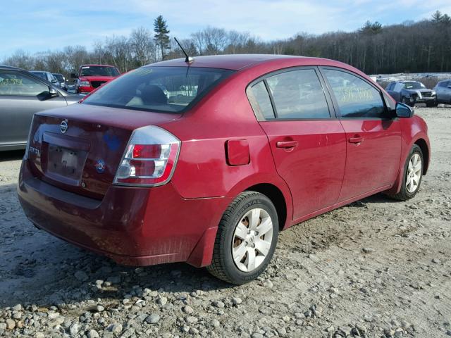 3N1AB61E98L662415 - 2008 NISSAN SENTRA 2.0 RED photo 4