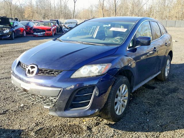 JM3ER2WM6A0320062 - 2010 MAZDA CX-7 BLUE photo 2