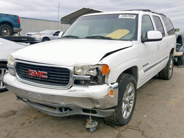 3GKEC16T11G212993 - 2001 GMC YUKON XL C WHITE photo 2