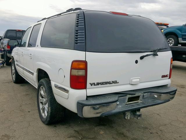 3GKEC16T11G212993 - 2001 GMC YUKON XL C WHITE photo 3