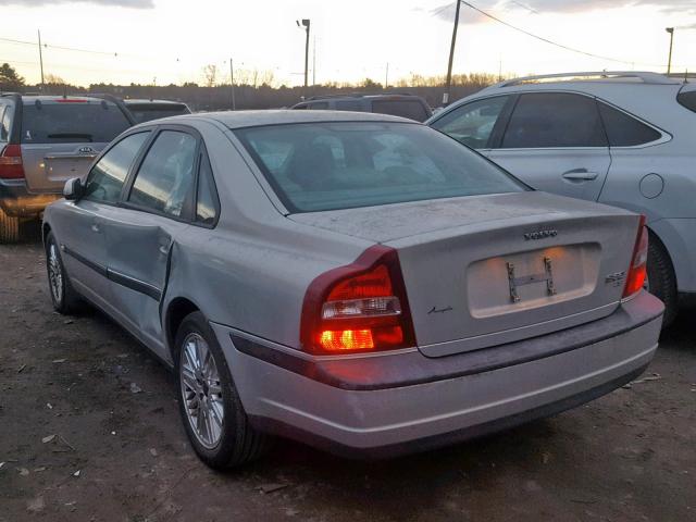 YV1TS92DX21248677 - 2002 VOLVO S80 GRAY photo 3