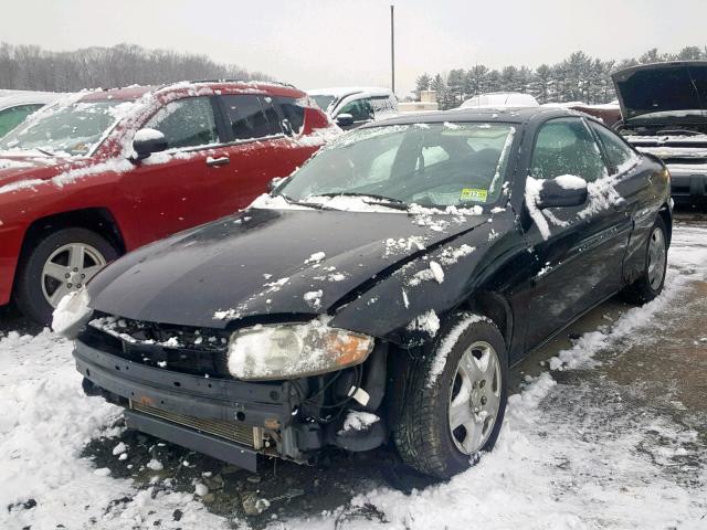 1G1JF12F937152843 - 2003 CHEVROLET CAVALIER L BLACK photo 2