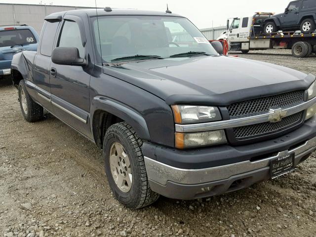 1GCEK19TX4E208110 - 2004 CHEVROLET SILVERADO BLACK photo 1