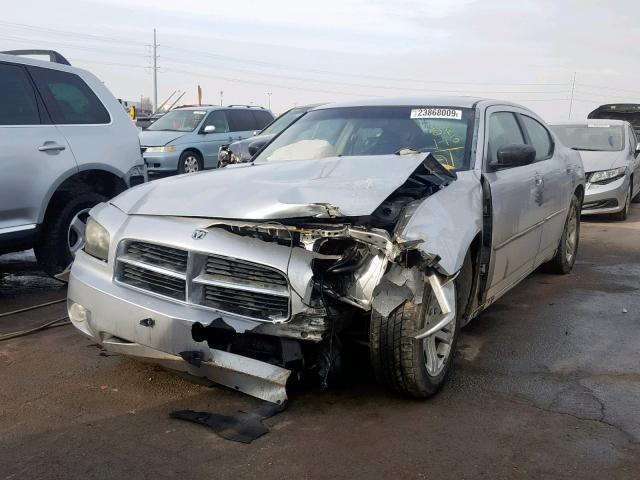 2B3KA43G26H373259 - 2006 DODGE CHARGER SE SILVER photo 2