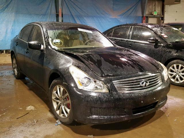 JNKCV61F49M355231 - 2009 INFINITI G37 BLACK photo 1